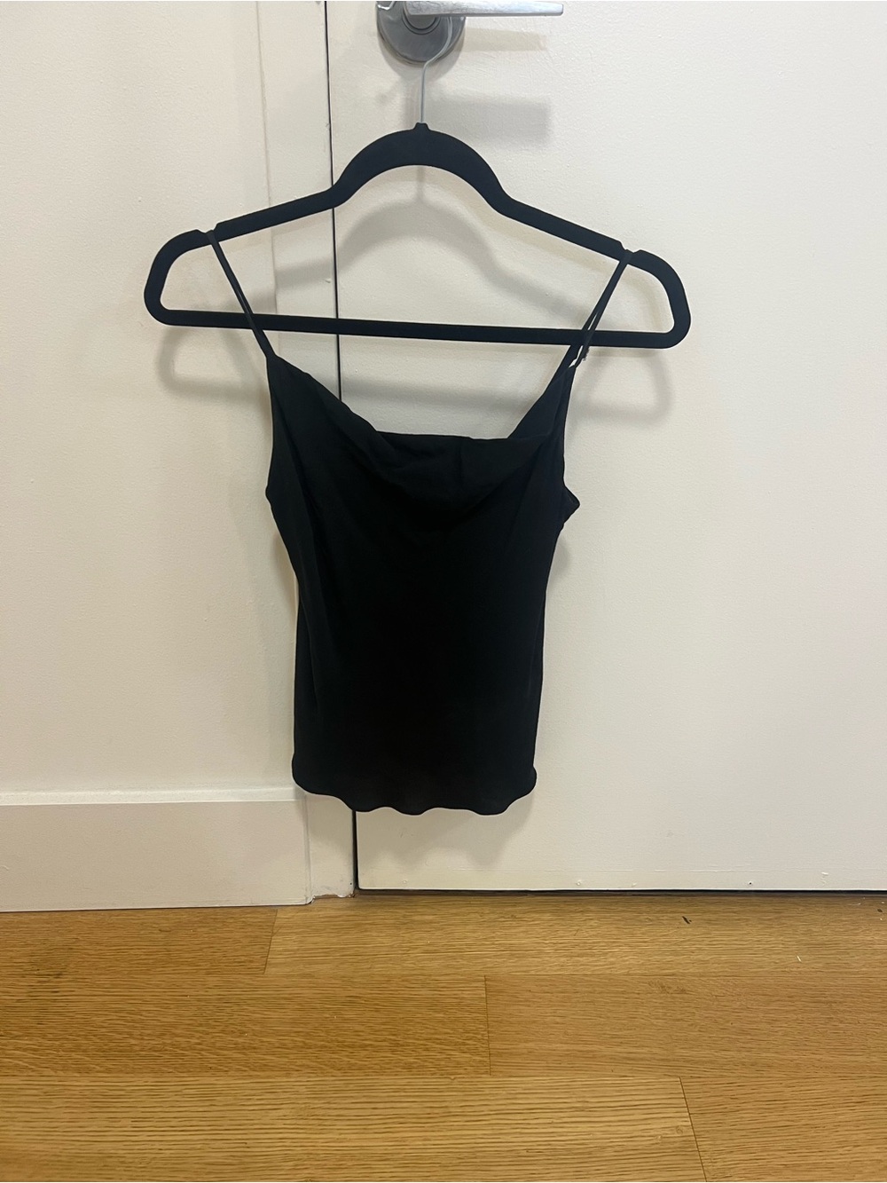 Wilfred Black Cowl-Neck Camisole